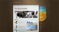 Desktop Screenshot of pierpaolopasolini.it